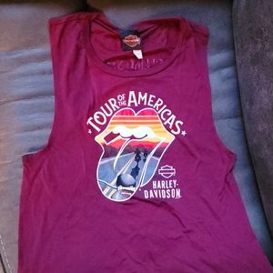 Harley Davidson Cut out T